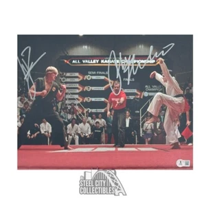 Karate Kid Ralph Macchio / William Zabka Autographed 11x14 Photo - BAS - Picture 1 of 1