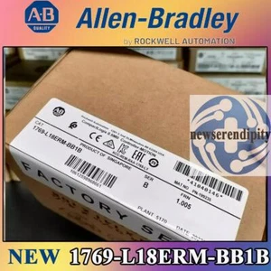 New Factory Sealed AB 1769-L18ERM-BB1B / B CompactLogix 0.5MB Controller Motion - Picture 1 of 8