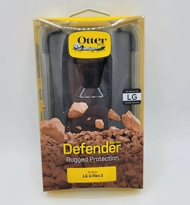 OtterBox DEFENDER Series Case w/ Holster for LG G Flex 2- Black (51113) - Image 1 of 4