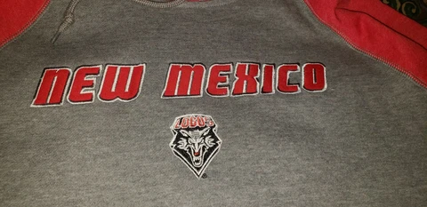 NEW MEXICO LOBOS champion hooded sweatshirt mens SIZE 2XL NWT              B6 Cover