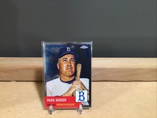 2022 Topps Chrome Platinum Dodgers Duke Snider card