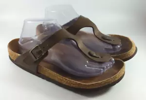 Sandalias Birkenstock Unisex Giza Informales Hebilla Sin Cordones Punta Engrasadas Nubuck 40 - Imagen 1 de 8