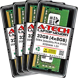 32GB 4x8GB DDR4-2666 Acer Predator PH517-51-72NU PH517-51-79E8 Memory RAM - Picture 1 of 10