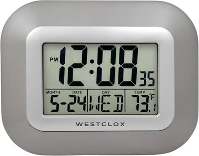 Reloj De Pared Digital Automático Con Temperatura, Humedad, Fecha Y Alarma NUEVO. Foto 1 de 4
