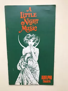 A LITTLE NIGHT MUSIC THE MUSICAL theatre Programme JEAN SIMMONS - Picture 1 of 2