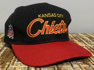 Sombrero De Colección Kansas City Chiefs Deportes Especialidades Lana Snapback Negro Rojo Script - Imagen 1 de 11
