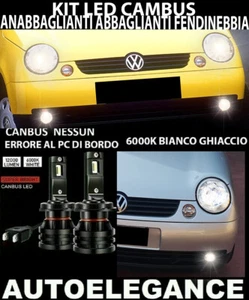 VW LUPO LAMPADE ANABBAGLIANTI ABBAGLIANTI FENDINEBBIA LED 16.000LM CAMBUS - AT - Foto 1 di 12