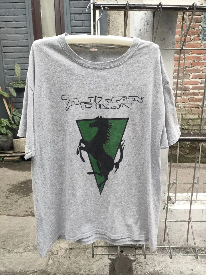 Aphex Twin Band Gráfico Manga Corta Color Ceniza Camisa Hombre Mujer KV20576 Foto 1 de 1