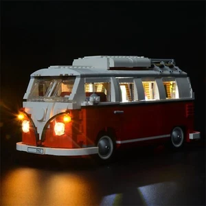 Volkswagen T1 Camper Van Led Lighting Kit- Compatible with Lego 10220 - BRIKSMAX