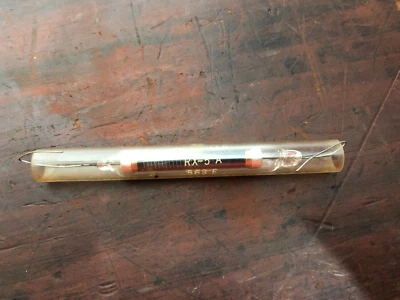 NOS - RX-5 A 563F VICTOREEN Glass RESISTOR  #0101 - Image 1 of 3