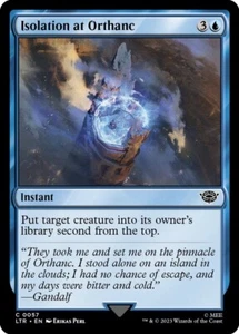 Isolation at Orthanc - LTR - Playset of 4 - MTG - Imagen 1 de 2