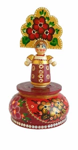 -uhr Musik Macht Hand Haarpuppe Peanut Big - Geschenk Souvenir Russisch - Bild 1 von 1