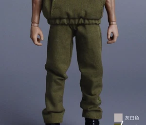 1/12 Pantaloni Pantaloni Lunghi Vestiti Vestibilità 6'' Maschio Action Figure Body Bambola Giocattolo - Foto 1 di 6