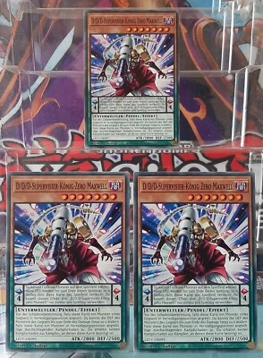 Yugioh Playset - D/D/D-Supervisier-König Zero Maxwell - LIOV-DE011 -Pendel DE/NM - Bild 1 von 2