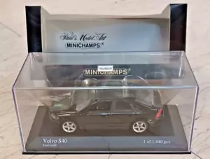 MINICHAMPS 400171200 VOLVO S40 2003 BLACK LIMITED EDITION 1/43 - Foto 1 di 2