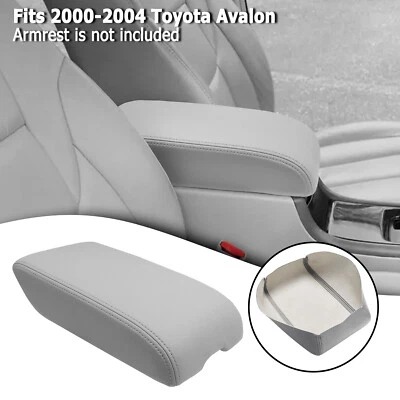 Se adapta a Toyota Avalon 2000-2004 cuero consola media reposabrazos tapa cubierta moldura gris Foto 1 de 4