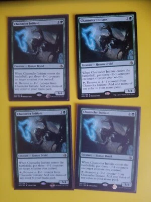 MTG Card. Channeler Initiate. Playset. Amonkhet rare human druid - Image 1 of 4