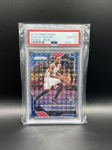 Pascal Siakam 2016-17 Panini Prizm MOSAIC BLUE #72 ROOKIE RC PSA 10 SP Low Pop - Picture 1 of 2