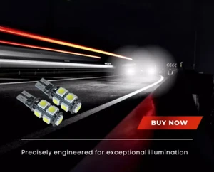 FIT FIAT CAR LIGHT BULBS LED ERROR FREE CANBUS 9 SMD XENON W5W 501 - Picture 1 of 12