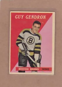 1958-59 Topps Hockey Guy Gendron #51 Bruins VGEX *A32677 - Imagen 1 de 1
