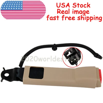 For Chevrolet Silverado 3500 HD LTZ Extend Driver Seat Belt Buckle 19121538 Tan — 第 1/4 张图片