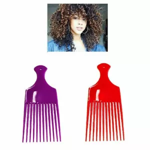 5 x Afro comb Random Colour Plastic Top Quality Cheapest on EBAY Clearance - Picture 1 of 1