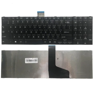 Teclado para Toshiba Satellite C850 C850D C855 C855D L850 L850D L855 L855D EUA - Imagem 1 de 4