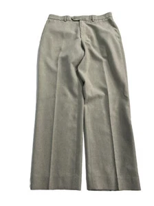 Pantalone uomo Marks & Spencer sartoriale antipiega grigio chiaro 32x29 poliestere - Foto 1 di 16