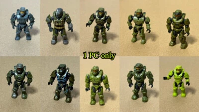 Mega Bloks Halo Master Chief Mini Figure Collectible Building Toy - Image 1 of 4