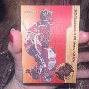 1996 Leaf Limited Stick Side John Vanbiesbrouck 0014/2500 Florida Panthers