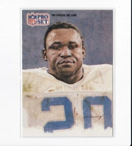 BARRY SANDERS 1991 PRO SET FOOTBALL ALL-NFC TEAM ART CARD-THIS LEGEND SHIPS FREE - Picture 1 of 23