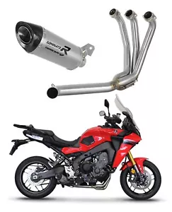 Tracer 9 / GT 2021 - 2024 Sistema de escape Silenciador Titanio HP8 DOMINATOR - Imagen 1 de 12