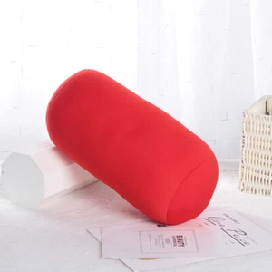 Microbead Bolster Tube Pillow Neck Arm Back Support Travel Foam Pillow - Picture 1 of 13