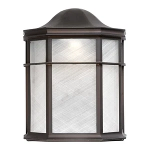 Forte Lighting 17104 1 Light 10" Tall LED Outdoor Wall Sconce - Bronze - Picture 1 of 3