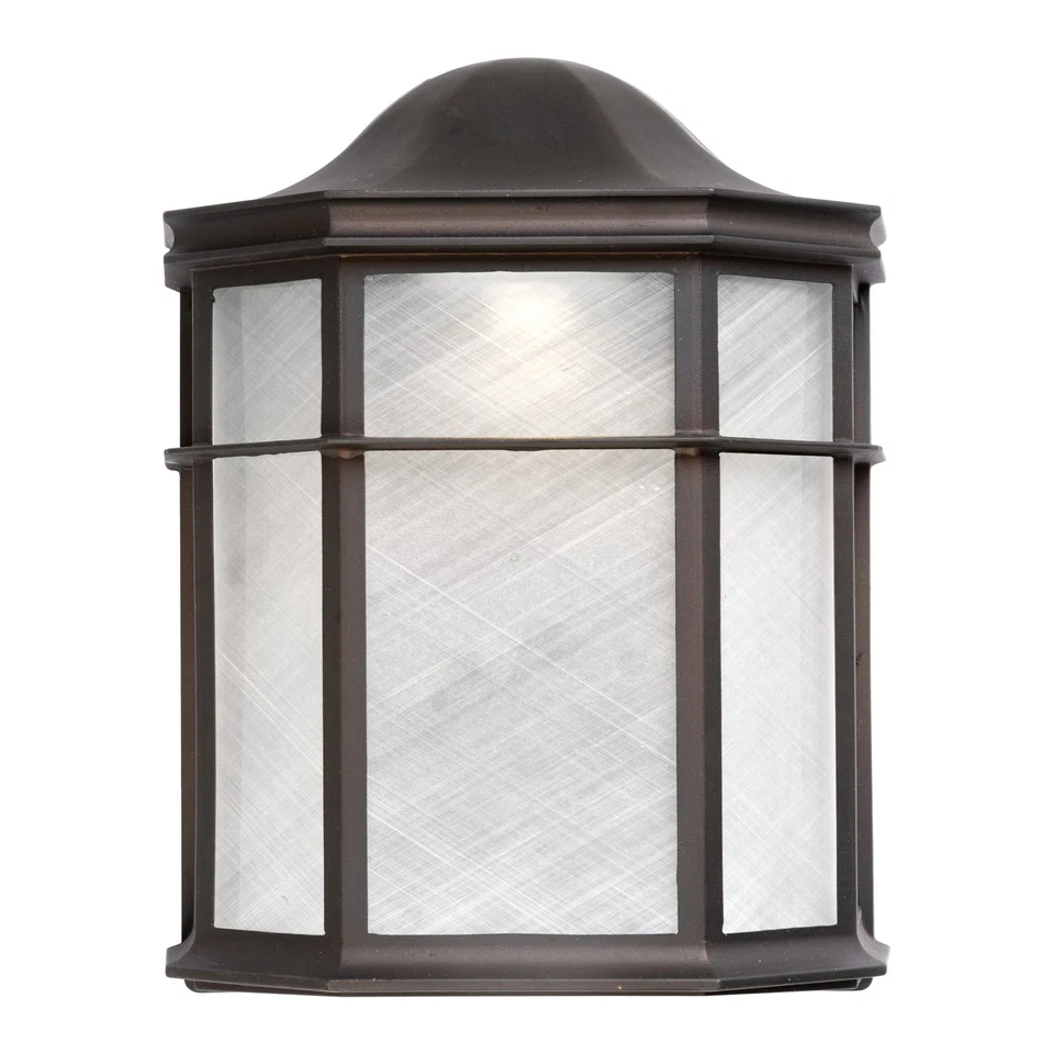 Forte Lighting 17104 1 Light 10" Tall LED Outdoor Wall Sconce - Bronze - Image 1 of 3