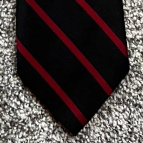 Галстук Brooks Brothers шелковый красный в полоску мужской классический официальный деловой аксессуар - Изображение 1 из 4