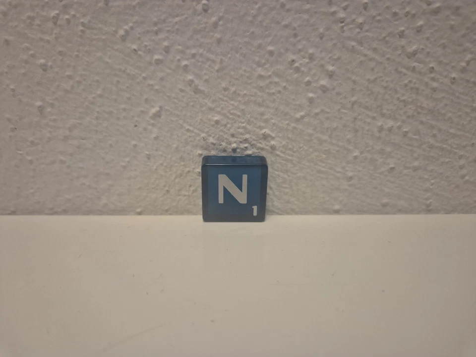 Scrabble Jubiläumsausgabe 60 Jahre Ersatzteile: Buchstabenstein N - Bild 1 von 1
