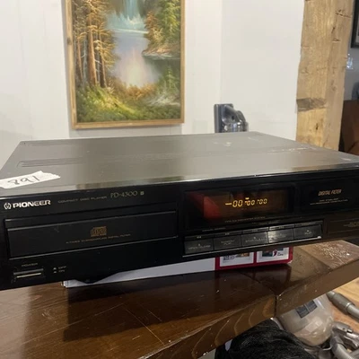 Pioneer PD-4300 CD Disc Player 1989 JAPAN - Good Working Condition - Image 1 of 4
