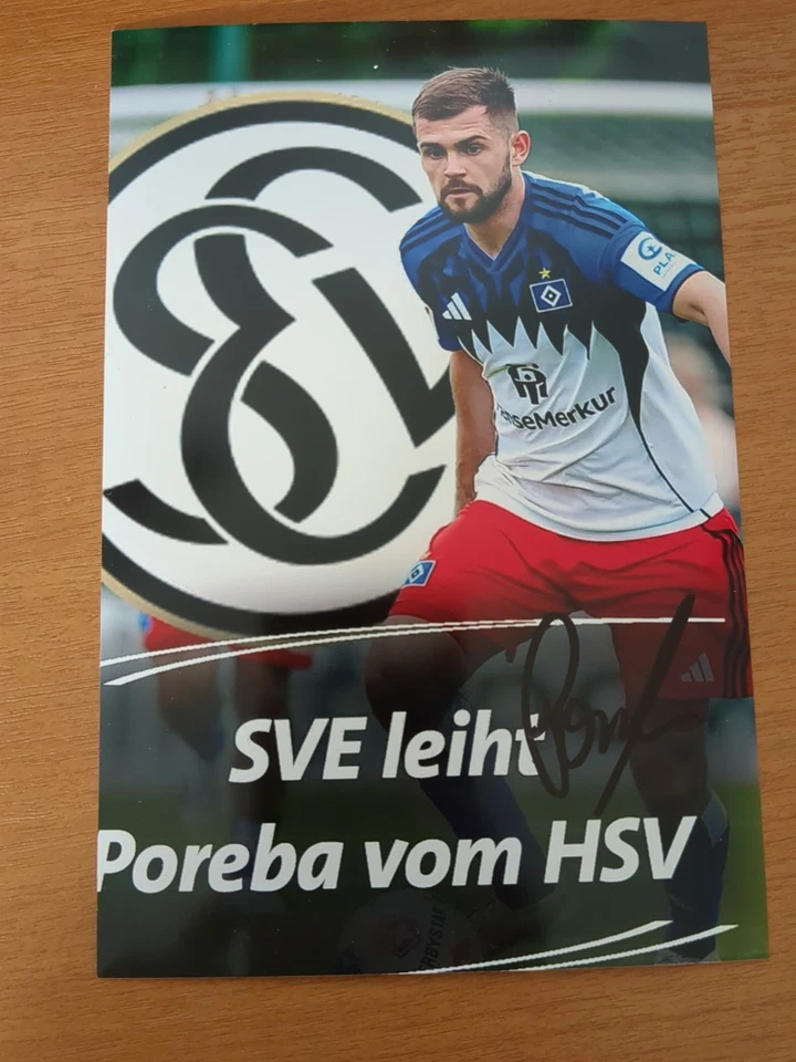 Orginales Autogramm. HSV. DFB. Hamburg. Bundesliga. 2025 Lukaz Poreba - Bild 1 von 1