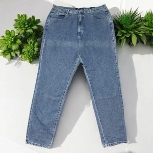 Pantalones de mezclilla Vanesia para mujer 22 altos tiro alto pierna cónica lavado medio años 90 nuevos de Lote Antiguo - Imagen 1 de 5