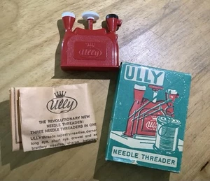 Vintage Sewing Tool ULLY Three-in-One Needle Threader Made in West Germany. - Picture 1 of 6