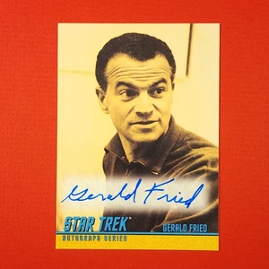 5-08-21 . PWE 2014 star trek tos portfolio prints a266 gerald fried autograph (A - Picture 1 of 2