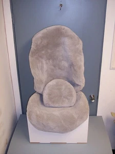 Fundas de asiento de piel de oveja de fábrica BMW (estándar E36)-1 par-gris claro + cubierta de reposacabezas - Imagen 1 de 1
