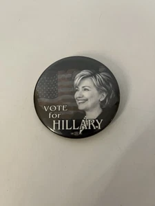 Hillary Clinton Vota per Hillary Button Union Made articolo promozionale - Foto 1 di 2