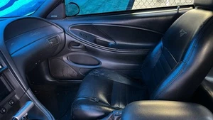🔥 1999-2004 Ford Mustang GT Mach1 Cobra Passenger Front Door Panel Card Black - Picture 1 of 2
