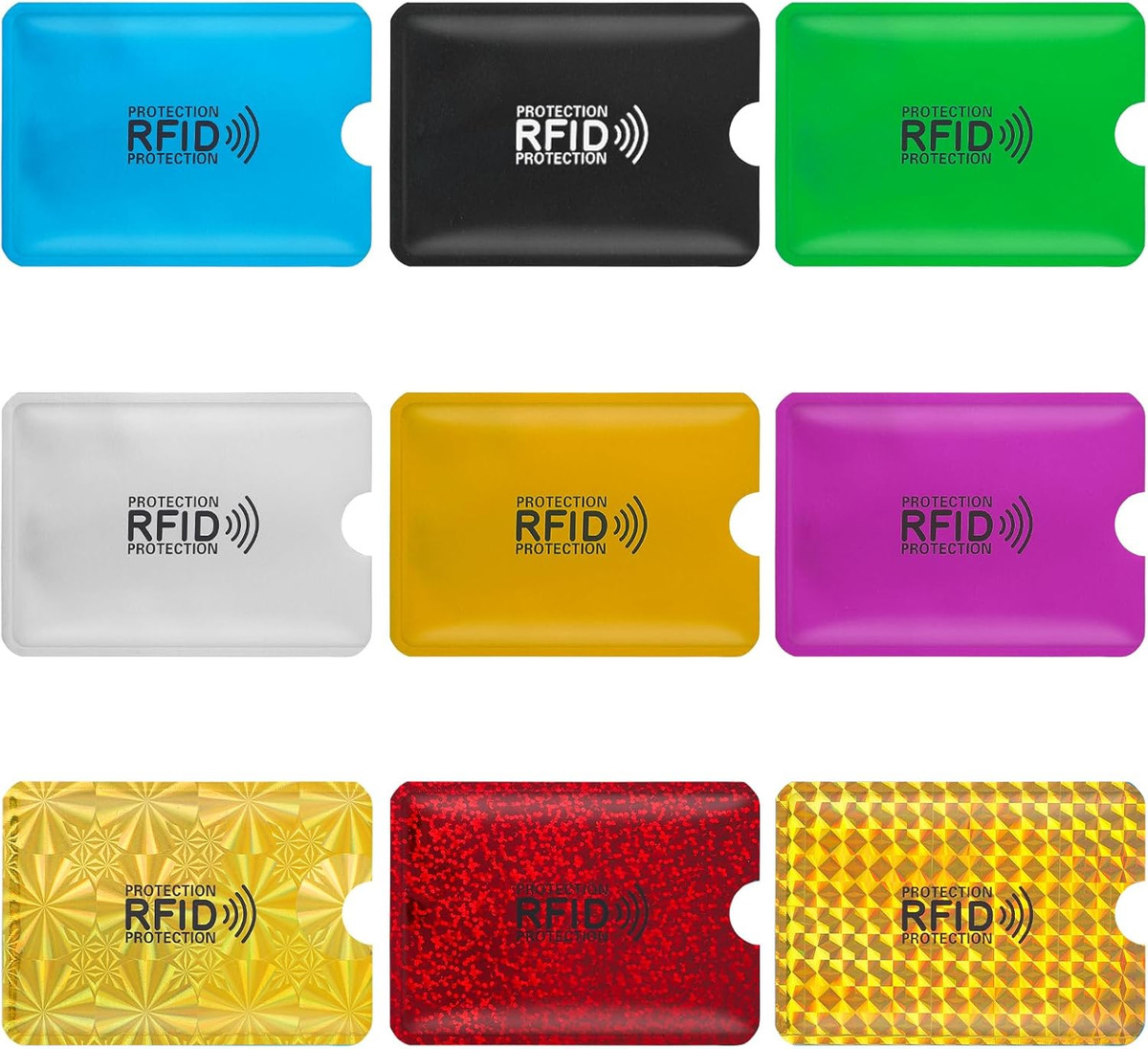 RFID Sleeve Debit/Credit Card Protector Contactless Blocking Wallet - Foto 7