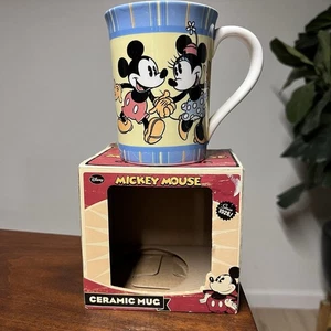 Vintage Disney Mickey Minnie Mouse Pluto Collectible Coffee Mug Cup Kcare Retro - Picture 1 of 5