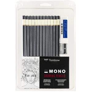 51523 Set di matite da disegno MONO, gradi assortiti, confezione da 12 pezzi. Qualità Professionale... - Foto 1 di 9