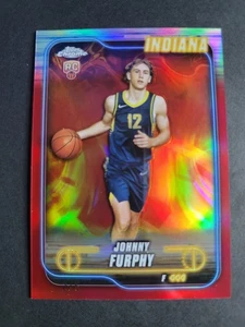 Johnny Furphy 2024-25 Topps Cromo Baloncesto RC Novato Rojo Refractor/5 - Imagen 1 de 2