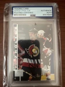Sergei Zholtok Autograph 1997-98 Upper Deck Signed Auto Card PSA/DNA Auth R.I.P. - Picture 1 of 2